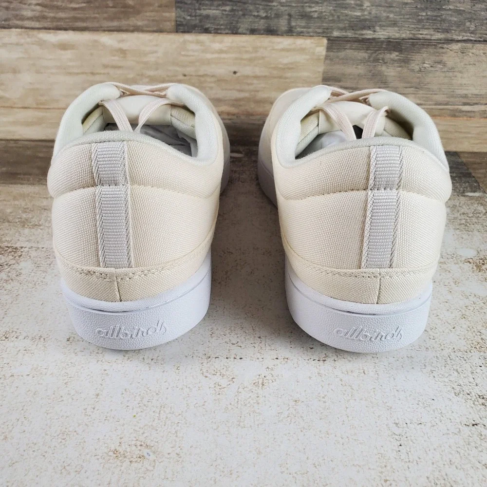 Allbirds Canvas Pacer Mens Shoes Sz 11 Natural White Blizzard Lace Up Sneakers